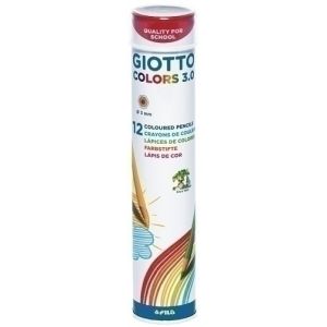 Imagen LAPICES GIOTTO COLORS 3.0 Bote met. 12 u