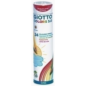 Imagen LAPICES GIOTTO COLORS 3.0 Bote met. 24 u