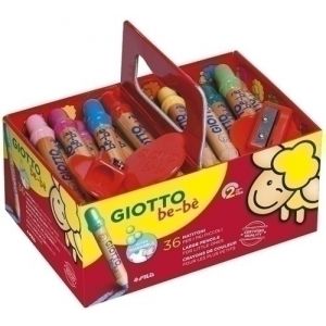 Imagen LAPICES COLOR GIOTTO BEBE SUPER PACK 36