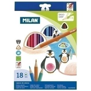 LAPICES COLOR MILAN ERGO GRIP Est. 18