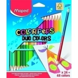 Imagen LAPICES COLOR MAPED COLOR"PEPS DUO es.24