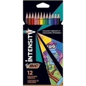 Imagen LAPICES COLOR BIC INTENSITY UP B/12