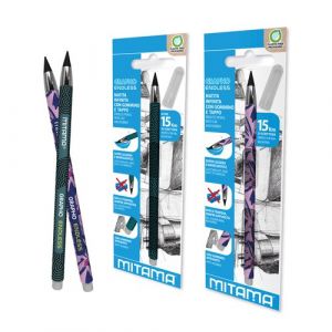 Lapiz Mitama Grafito Infinito +Goma Blister De 1