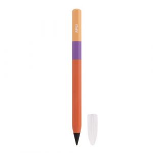Lapiz Apli Grafito Hb Mini Infinito Tricolor Naranja