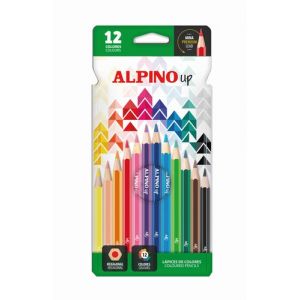 Lapices De Colores Alpino Up Mina Premium Estuche De 12