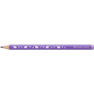 Lapiz De Grafito Faber-Castell Jumbo Hb Unicornios Violeta