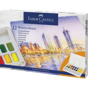 Acuarelas Faber-Castell Creative Studio Estuche De 12