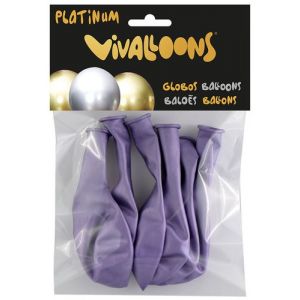 Globo Vivalloons Platinum Lila Bolsa De 6