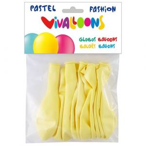 Globo Vivalloons Light Pastel Amarillo Claro Bolsa De 10