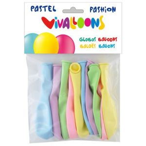 Globo Vivalloons Light Pastel Surtido Claro Bolsa De 10