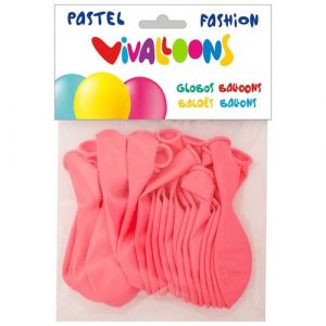 Globo Vivalloons Fashion Pastel Rosa Bolsa De 20