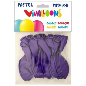 Globo Vivalloons Fashion Pastel Lila Bolsa De 20