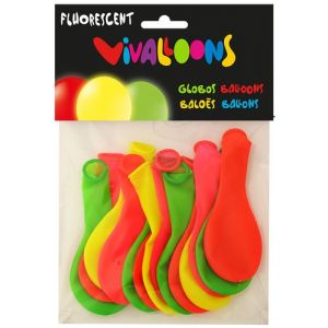 Globo Vivalloons Fluorescente Surtidos Bolsa De 15