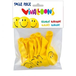 Globo Vivalloons Cara Sonriente Bolsa De 8