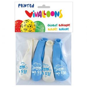 Globo Vivalloons Azules Es Un Niño Bolsa De 8