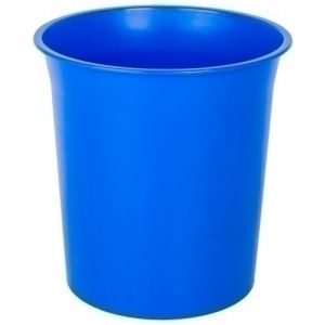 Imagen PAPELERA PLASTICO CERRADA AZUL