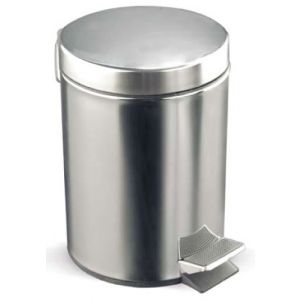 Imagen PAPELERA ACERO INOX ROCADA PEDAL 20 LITR