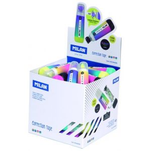 Corrector Cinta Milan 5 Mm X 6 M Serie Sunset Expositor De 40