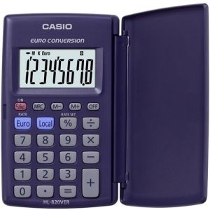 CALCULADORA BOLS.CASIO  8 DIG. HL-820VER