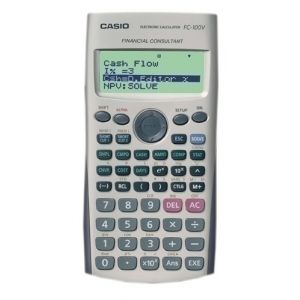 Imagen CALCULADORA FIN.CASIO 10+2 DIG. FC-100V