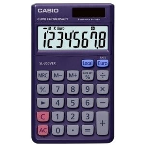 CALCULADORA BOLS.CASIO  8 DIG. SL-300VER