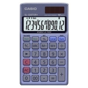 Imagen CALCULADORA BOLS.CASIO 12 DIG. SL-320TER