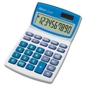 Imagen CALCULADORA SOBREM. IBICO 10 DIG. 210X