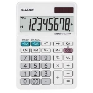 Imagen CALCULADORA SOBR.SHARP 8 DIG. EL-310W