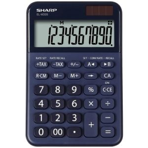 Imagen CALCULADORA SOBR.SHARP 10 DIG. EL-M335BB