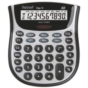 Imagen CALCULADORA SOBR.REBELL 10 DIG. ERGO 10