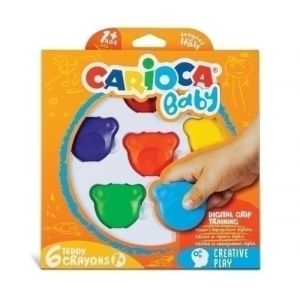 Imagen CERAS COLOR CARIOCA TEDDY CAJA DE 6