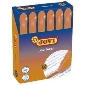 Imagen MARCAD.FLUOR GEL JOVI CAJA de 12 NARANJA