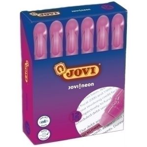 Imagen MARCAD.FLUOR GEL JOVI CAJA de 12 ROSA