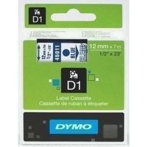 Imagen CINTA ROT.DYMO LM D1 7m 12 AZUL s/TRANSP