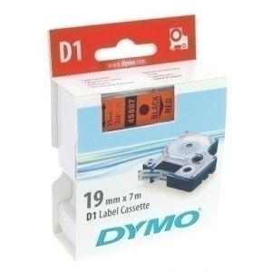 Imagen CINTA ROT.DYMO LM D1 7m 19 NEGR.s/ROJO