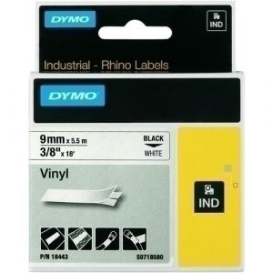 CINTA ROT.DYMO RHINO VINILO  9 BLANCO