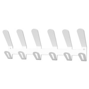 PERCHERO PARED EC/02 6 COLGADORES BLANCO