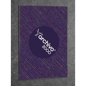 Expositor Multiusos Mural A.2000 Adhesivo A3 Vertical Premium Cristal