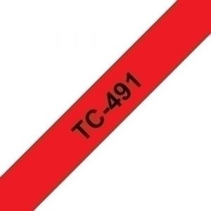 CINTA ROT.BROTHER LAM.7,7m 9 NEG.s/ROJO