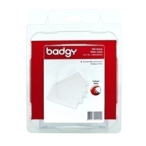 Imagen TARJETA BADGY PVC BLANCA 0,76 100 UD