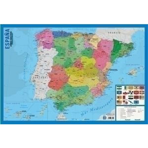 Imagen LAMINA ESCOLAR ERIK MAPA ESPAÑA