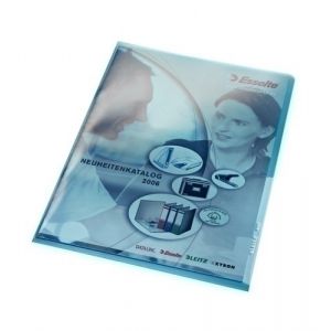 Imagen DOSS.ANG.RECT.LEITZ PVC 150µ A4 AZUL