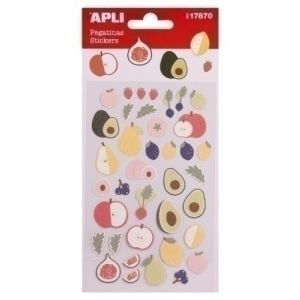 STICKERS APLI (17870) Bl.1h.FRUTAS