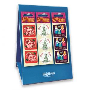 Etiquetas Regalo Adh. Blister De 9 40X40 Surtido Expositor De 160