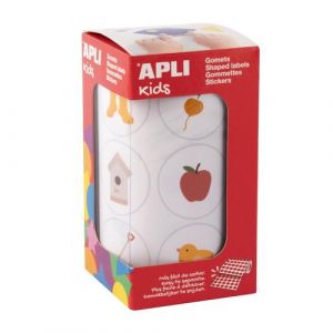 Gomets Apli Rollo 30H Jardin 33Mm 360 Uds. (20051)