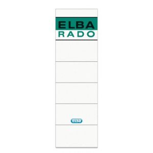 Etiquetas Adh.Manuales Bolsa Elba Para Archivador 10 Uds.Blanco (0461708)