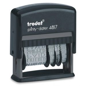 Imagen FECHADOR e.A. TRODAT 4817 3,8 mm FC 12TX