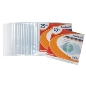 Imagen FUNDA CD/DVD GRAFOPLAS 133x137 BOLSA 10