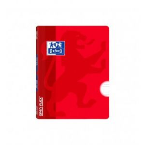 Libreta Grapada Oxford School Openflex A5 48H 90G Pauta 3,5 Rojo
