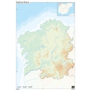 MAPA MUDO ERIK COLOR FISICO GALICIA